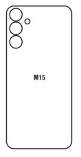Hidrogél - hátsó védőfólia - Samsung Galaxy M15