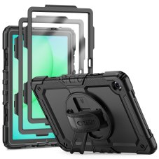 Tech-Protect Solid védőtok szett 2 db Samsung Galaxy Tab A9+ / A11+ Plus 11.0 készülékhez, X210 / X215 / X216 / X230 / X235 / X236, Black