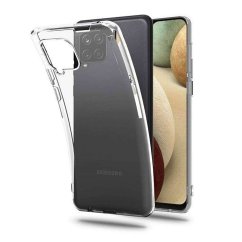 Transparentný silikónový kryt s hrúbkou 0,3mm  Samsung Galaxy A12  priesvitný