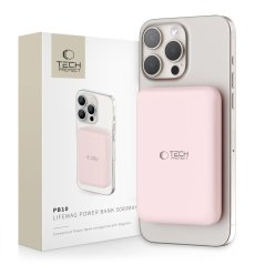 Externá batéria Tech-Protect Pb10 Lifemag Magsafe Power Bank 5000Mah Pink Externá batéria Tech-Protect Pb10 Lifemag Magsafe Power Bank 5000Mah Pink
