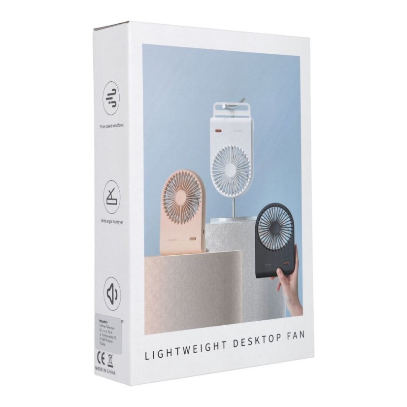 Desk Fan Hx-125 White