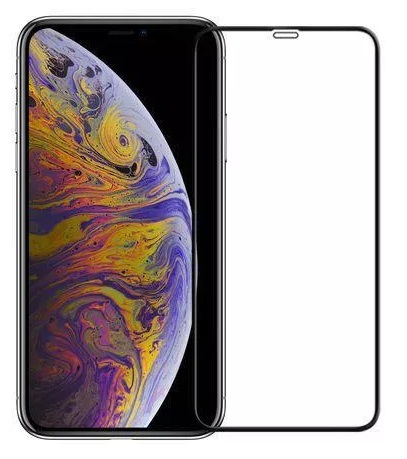 9D ochranné sklo iPhone X/XS/11 Pro s čiernym orámovaním
