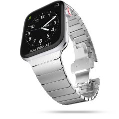 Remienok Tech-Protect Linkband Apple Watch 4 / 5 / 6 / 7 / 8 / 9 / SE / Ultra 1 / 2  (42 / 44 / 45 / 49 mm) Silver