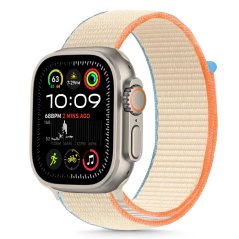 Remienok Tech-Protect Nylon Apple Watch 6 / 7 / 8 / 9 / 10 / SE (40 / 41 / 42 mm) Cream Remienok Tech-Protect Nylon Apple Watch 6 / 7 / 8 / 9 / 10 / SE (40 / 41 / 42 mm) Cream