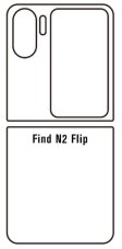 Hydrogel - zadná ochranná fólia - OPPO Find N2 Flip