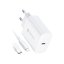 Kábel Phone Charger Forcell F-Energy USB C Qc4.0 Pd 3A 20W + Cable USB C to Lightning Tfk-Tc-20Wpd White
