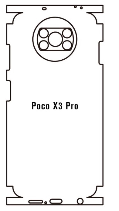 Hydrogel - zadná ochranná fólia - Xiaomi Poco X3 Pro