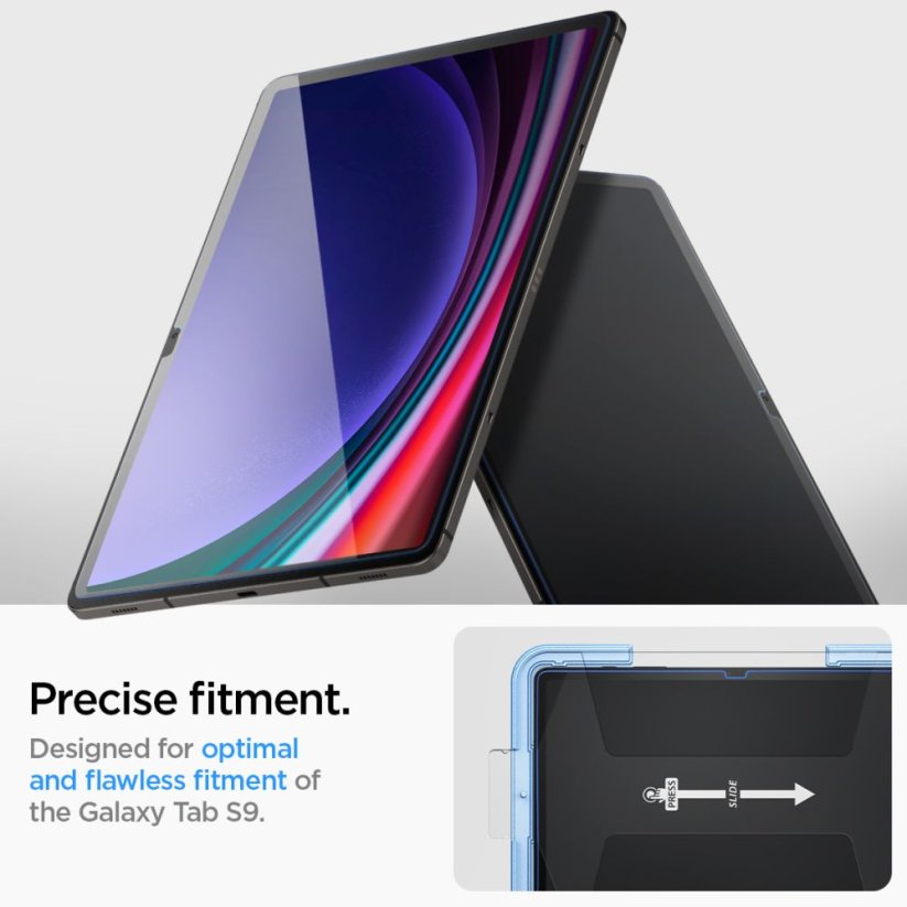 Ochranné tvrdené sklo Spigen Glas.Tr ”Ez Fit” Samsung Galaxy Tab S9 11.0 X710 / X716B Clear