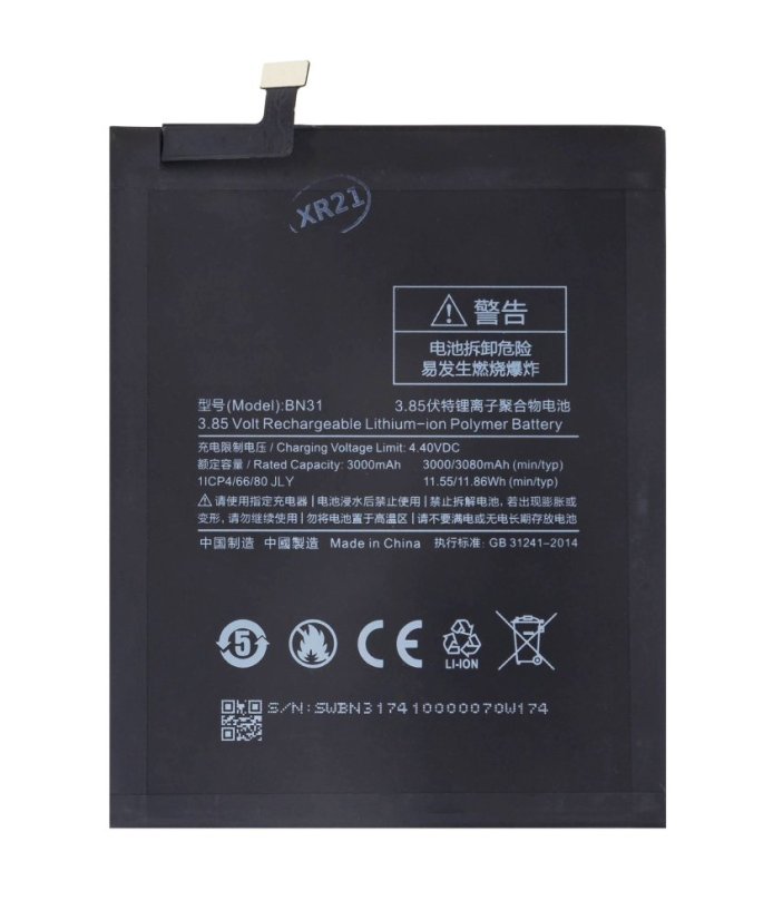 BN31 Xiaomi akkumulátor 3080mAh (OEM)