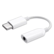 Xiaomi eredeti USB-C/3.5mm adapter fehér (Bulk - csomagolás)