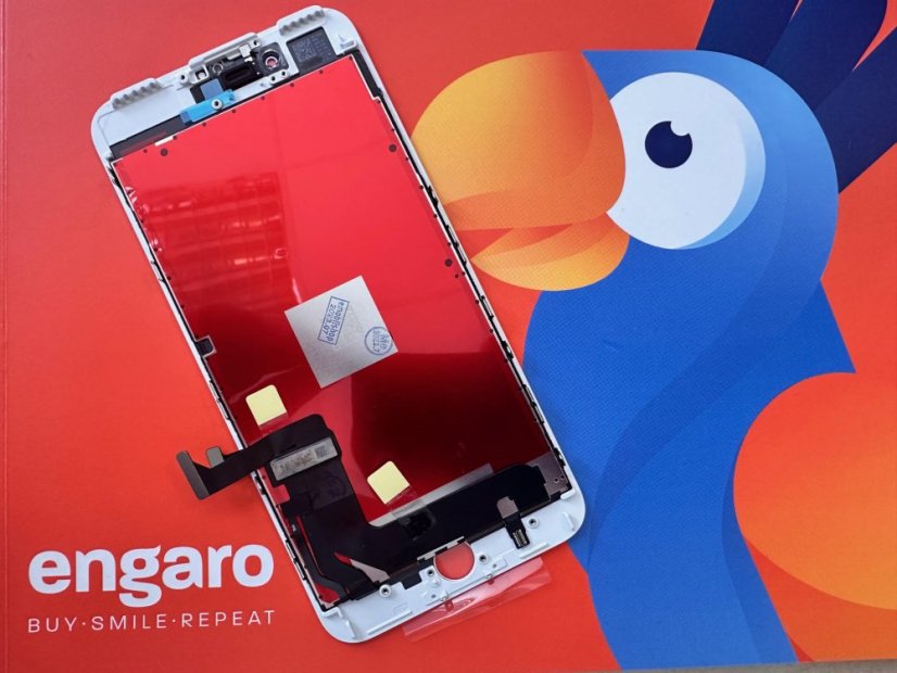 ORIGINÁLIS fehér LCD kijelző iPhone 7 Plus + érintőpanel