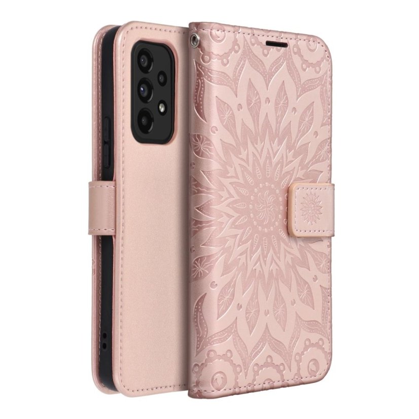 Kryt Mezzo Book Case Samsung Galaxy A53 5G Mandala Rose Gold