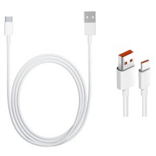 Xiaomi original USB-C dátový kábel 6A 1m White (Bulk balenie)