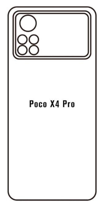 Hidrogél - hátsó védőfólia - Xiaomi Poco X4 Pro 5G
