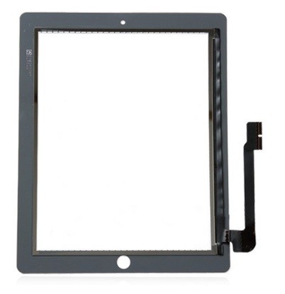 Apple iPad 3/iPad 4 - dotyková plocha, sklo (digitizér) originál - biela