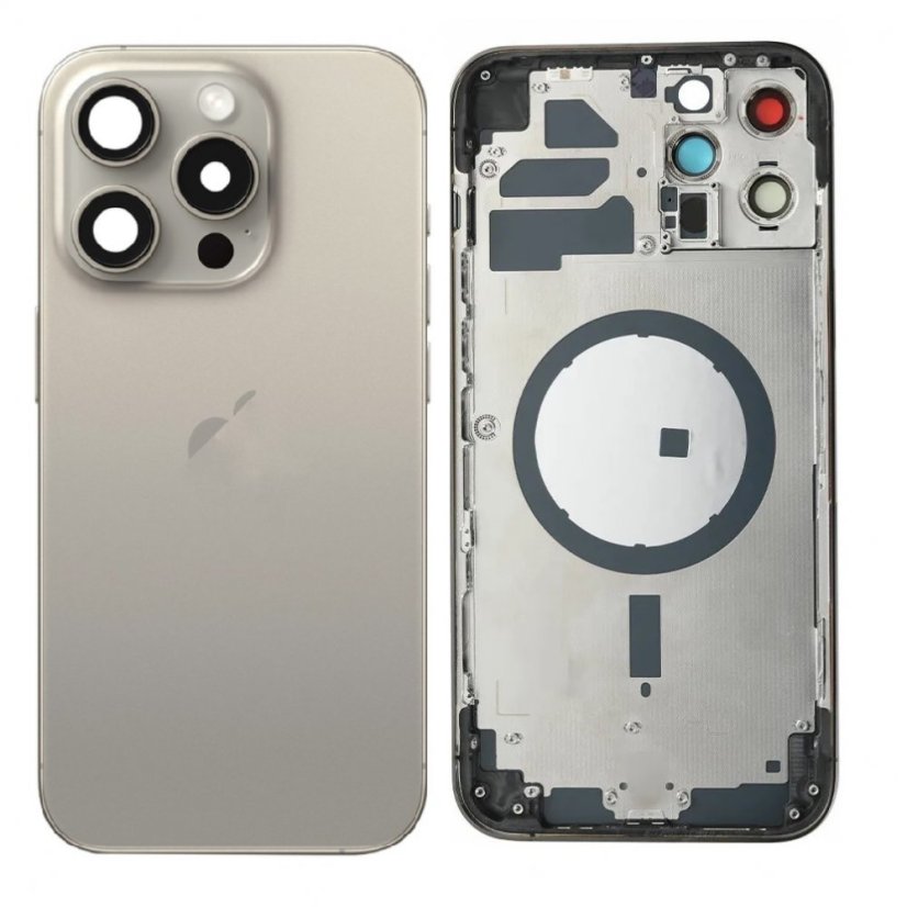 Apple iPhone 14 Pro - Zadný housing (Gold)