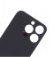 Apple iPhone 15 Pro - Náhradné zadné sklo housingu (Black Titanium)