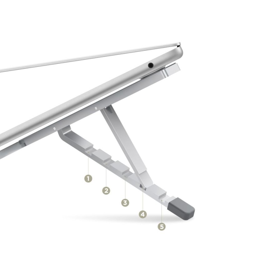 Stojan Tech-Protect Uls300 Universal Laptop Stand Silver