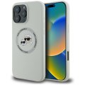 Kryt Karl Lagerfeld Case iPhone 16 Pro Max s MagSafe Klhmp16Xskchtce (Silicone Kc Heads) Beige