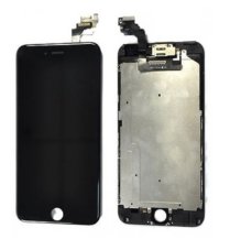 Original Černý LCD displej iPhone 6 Plus s přední kamerou + proximity senzorem OEM (bez home button)