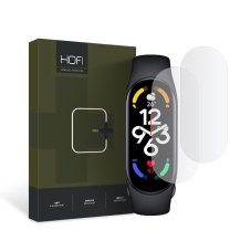 2ks v balení, set hydrogelové fólie Hofi Hydroflex Pro+ 2-Pack Xiaomi Mi Smart Band 7 Clear