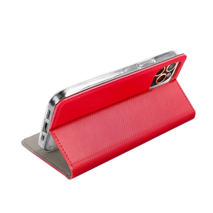 Kryt Smart Case Book Motorola Moto G54 5G Red