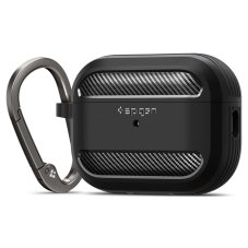 Kryt Spigen Rugged Armor Apple Airpods Pro 1 / 2 Matte Black Kryt Spigen Rugged Armor Apple Airpods Pro 1 / 2 Matte Black