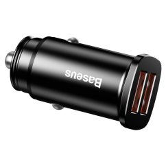 Nabíjačka auta Baseus Car Charger 2 X USB A Qc3.0 5A 30W Ccall-Ds01/Bs-C16Q Black