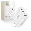 Nabíjačka do siete Tech-Protect Nc100W-Gan 4-Port Network Charger PD100W/QC3.0 White