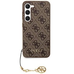 Kryt Original Faceplate Case Guess Guhcs24Lgf4Gbr Samsung Galaxy S24 Ultra (4G Charm / Brown)