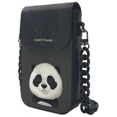 Kryt Nimmy Set 3v1 Phone Bag + Wallet + Gps Cover Big Eyed Pet 2.0 Panda Black