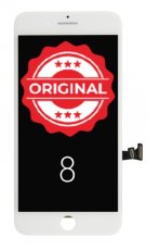 REFURBISHED - Felújított eredeti LCD kijelző iPhone 8 (fehér)
