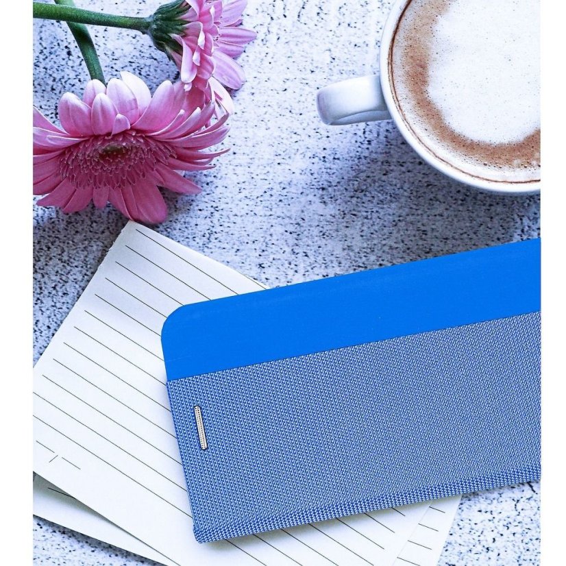 Kryt SENSITIVE Book   Xiaomi POCO M4 Pro 5G slabomodrý