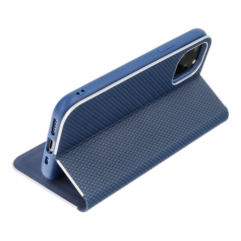 Kryt Luna Book Carbon Samsung Galaxy S22 Plus Blue