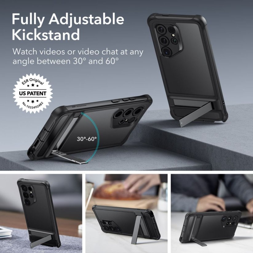 Kryt ESR Armor Kickstand Samsung Galaxy S24 Ultra Frosted Black