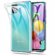 Samsung Galaxy A71 - Priesvitný ultratenký silikónový kryt Samsung Galaxy A71 - Priesvitný ultratenký silikónový kryt
