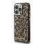 Karl Lagerfeld IML Leopard MagSafe zadný kryt pre iPhone 16 Pro Max Brown