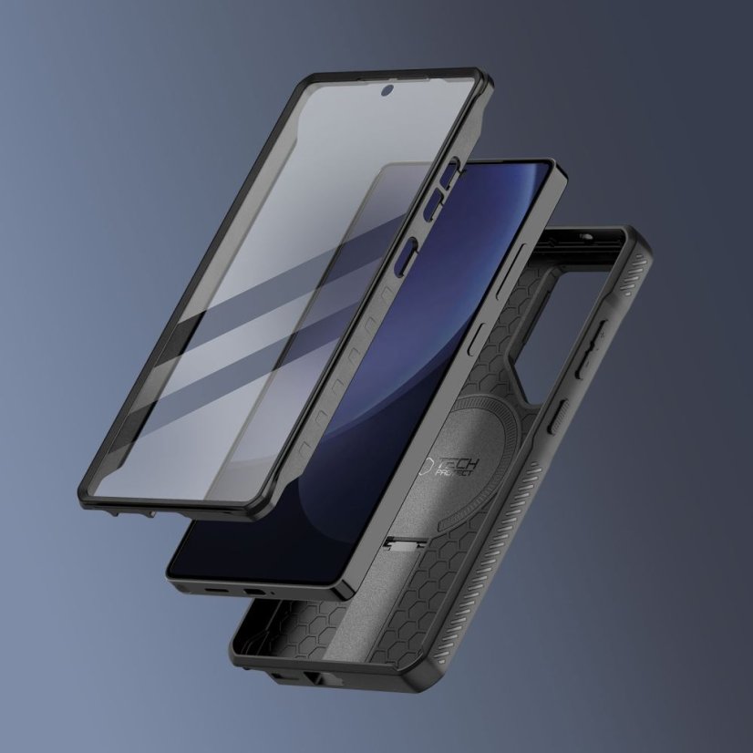 Kryt Tech-Protect Kevlar Kevlar Magsafe Samsung Galaxy S25 Ultra Black