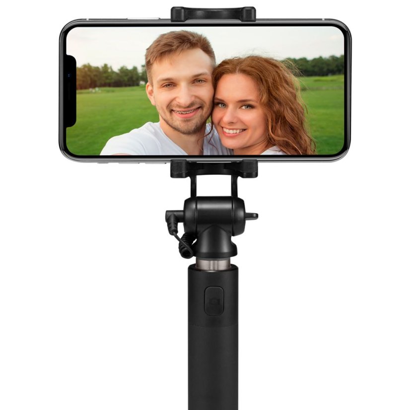 Selfie tyč Spigen S540W Bluetooth Selfie Stick Tripod Black