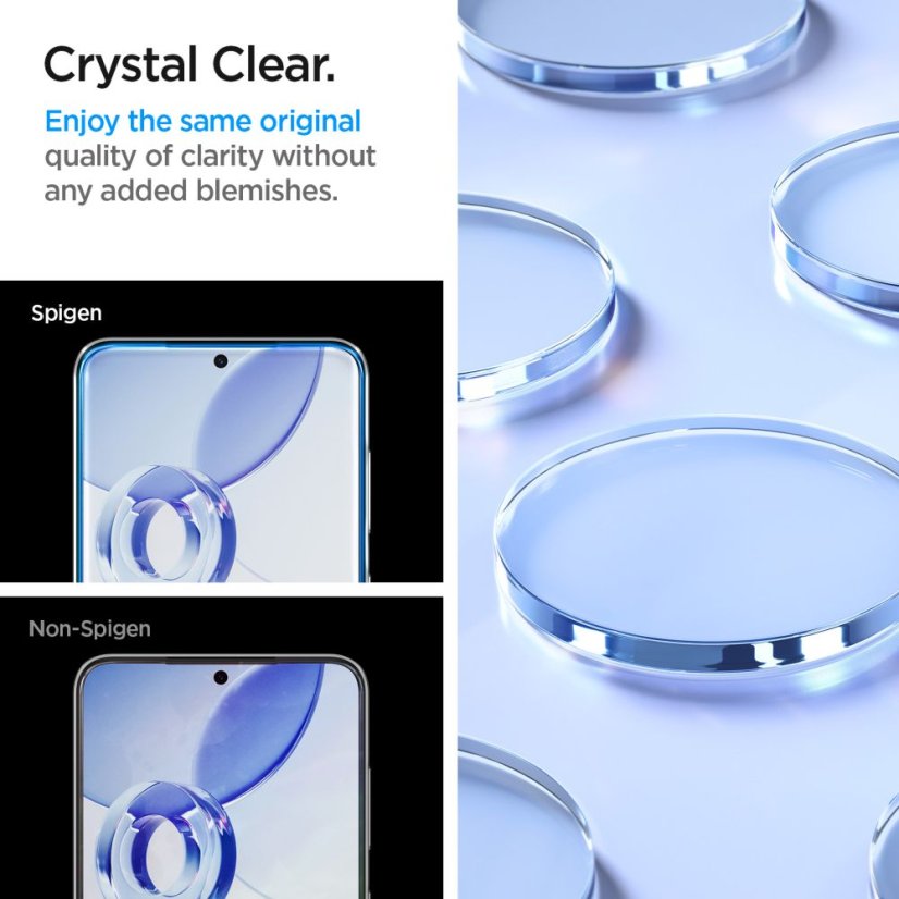 Edzett védőüveg Spigen Glas.Tr ”Ez Fit” 2-Pack Samsung Galaxy S24 / S25 Clear