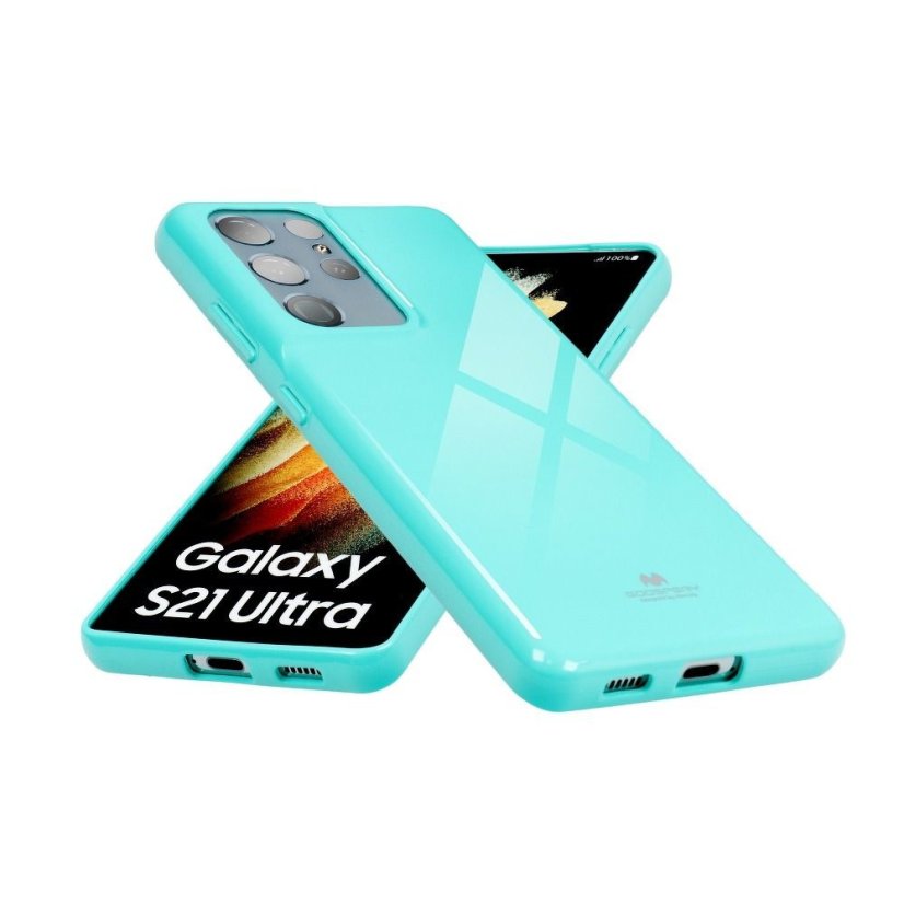 Kryt Jelly Case Mercury  iPhone 13 Pro tyrkysový