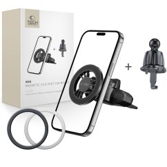 Držiak do auta Tech-Protect N56 Magnetic Magsafe Cd & Vent Car Mount Black