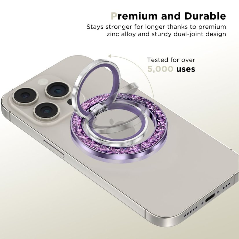 Tech-Protect mmr200 Magnetic Magsafe Phone Ring Purple