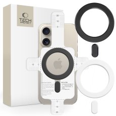 Tech-Protect mmp-100 Magnetic Magnetic Magsafe Ring 2 darabos Black és White csomagolásban