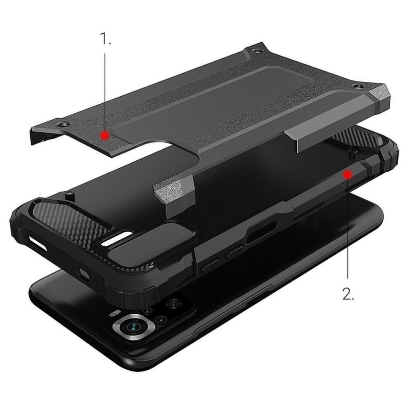 Tok Xiaomi Redmi Note 10 Pro / Redmi Note 10 Pro Max Armor Black