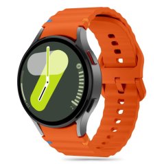 Remienok Tech-Protect Silicone Sport Samsung Galaxy Watch 4 / 5 / 5 Pro / 6 / 7 / FE Orange