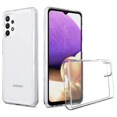 Silikónový kryt s hrúbkou 0,3 mm Samsung Galaxy A32 LTE ( 4G ) Priesvitný Silikónový kryt s hrúbkou 0,3 mm Samsung Galaxy A32 LTE ( 4G ) Priesvitný