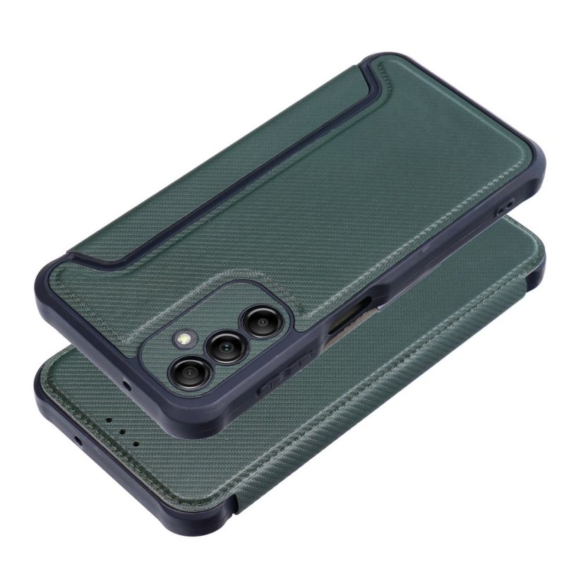 Kryt Razor Book Samsung Galaxy A14 4G / A14 5G  Dark Green