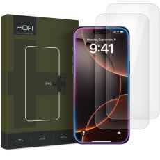 2 darabos csomag, edzett védőüvegek Hofi Glass Pro+ 2-Pack iPhone 16 Pro Max / 17 Pro Max átlátszó