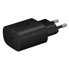 EP-TA800EBE Samsung USB-C 25W Cestovní nabíječka Black (Service Pack - originální díl)